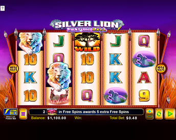 Silver Lion Feature Ball