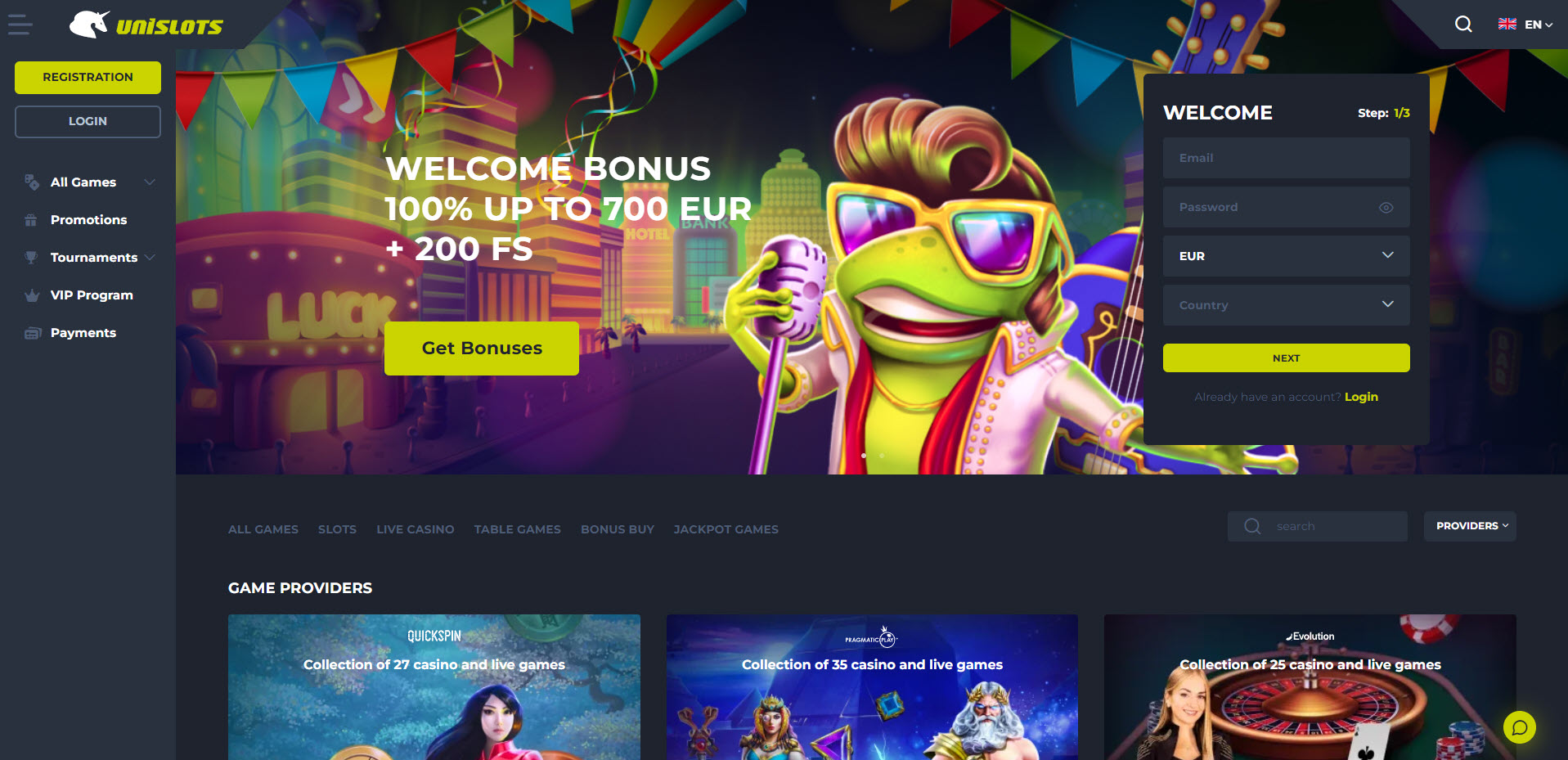 Uni Slots Casino