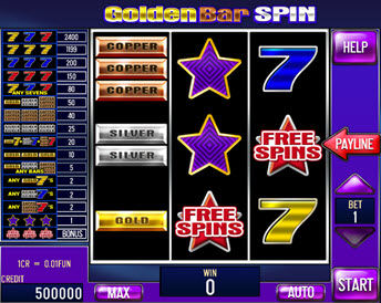 Golden Bar Spin (3x3)