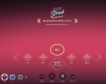High Streak Blackjack