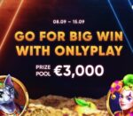 Сонечны тыдзень у турніры на 3 000 EUR ад Onlyplay