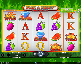 Pick A Fruit Fire Blaze