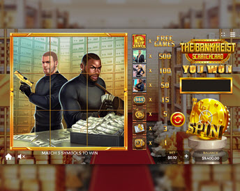 Bank Heist Scratchcard