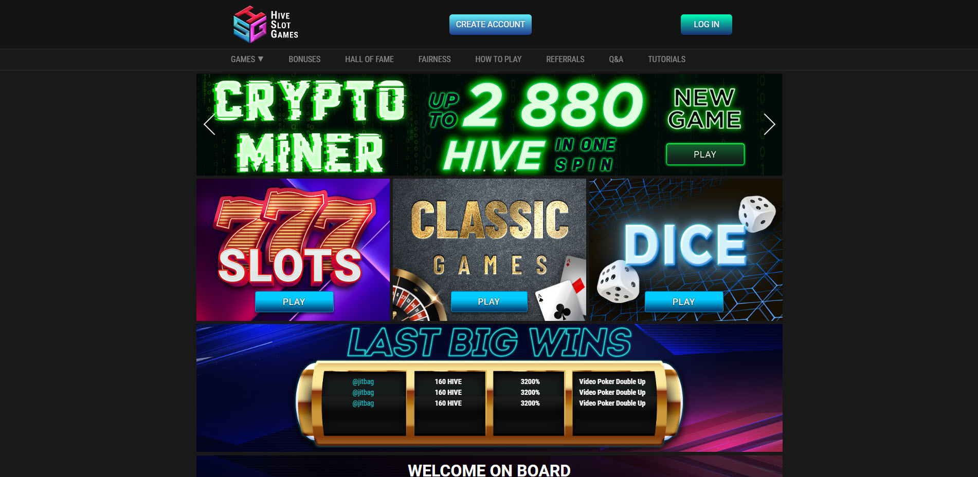 Hive Slot Games Casino