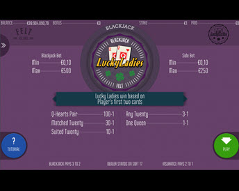 Blackjack Lucky Ladies