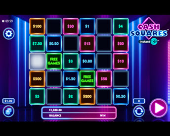 Cash Squares Instant Tap