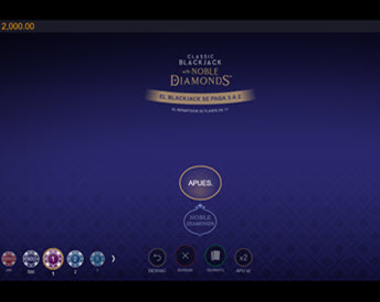 Classic Blackjack with Noble Diamonds