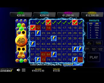 Lightning Box Keno