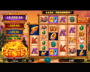 Wolf Blaze Megaways