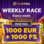 Штотыднёвы турнір на 1 000 EUR + 1 000 FS ад Play Fina Casino
