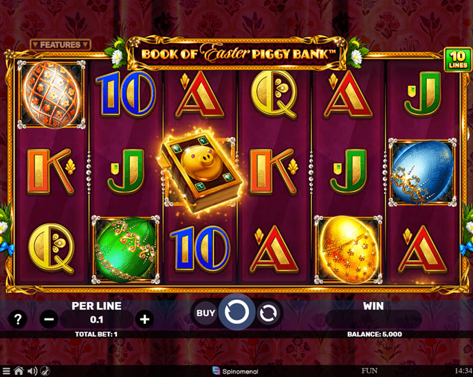 Book of Easter Piggy Bank