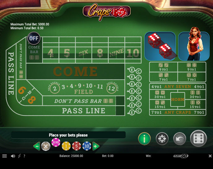 Craps (Play'n Go)