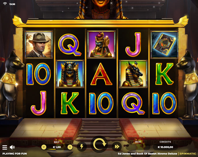 Ed Jones and Book of Bastet Deluxe Extreme