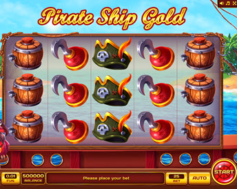 Pirate Ship Gold