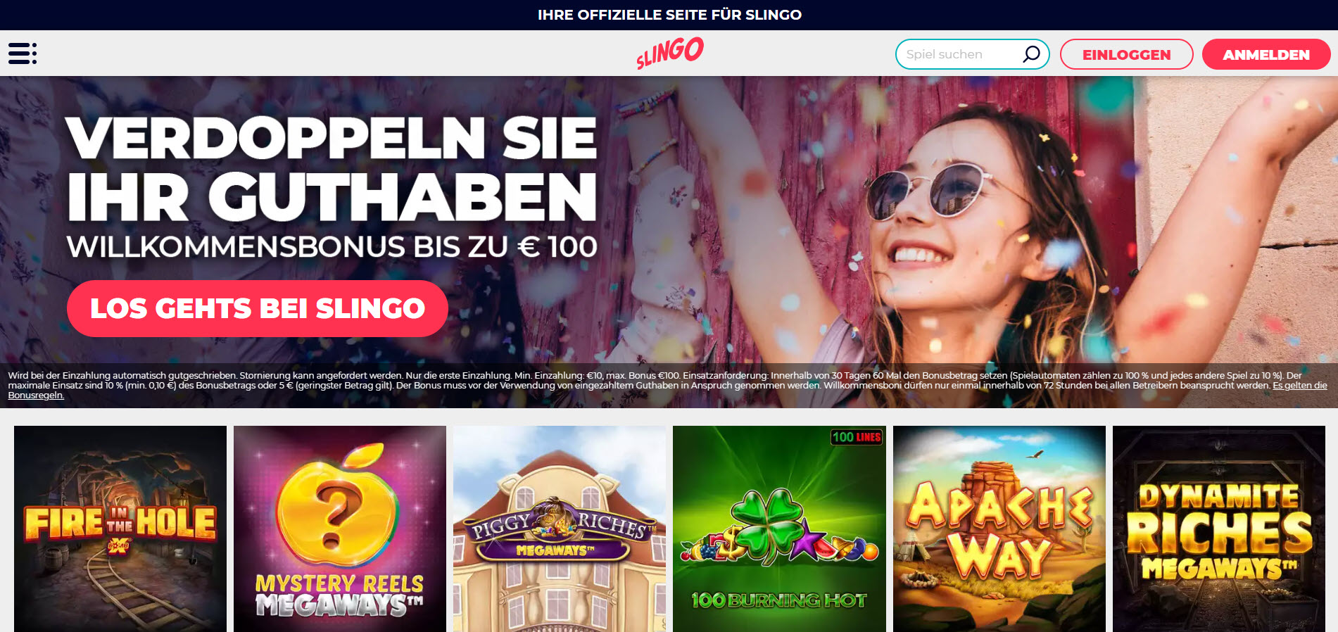 Slingo Spiel Casino