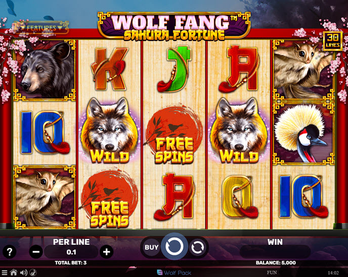 Wolf Fang Sakura Fortune