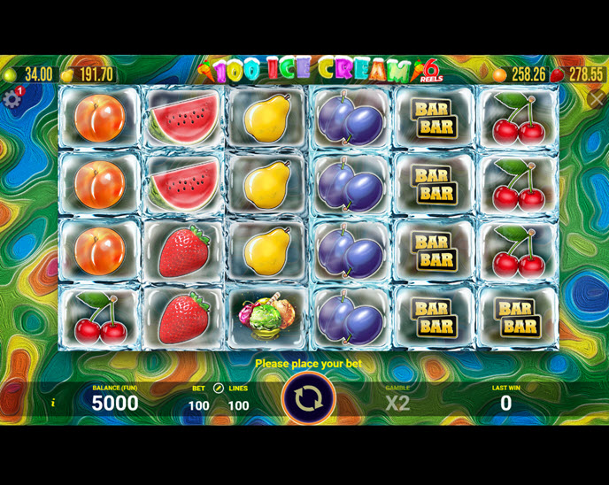 100 Ice Cream 6 Reels