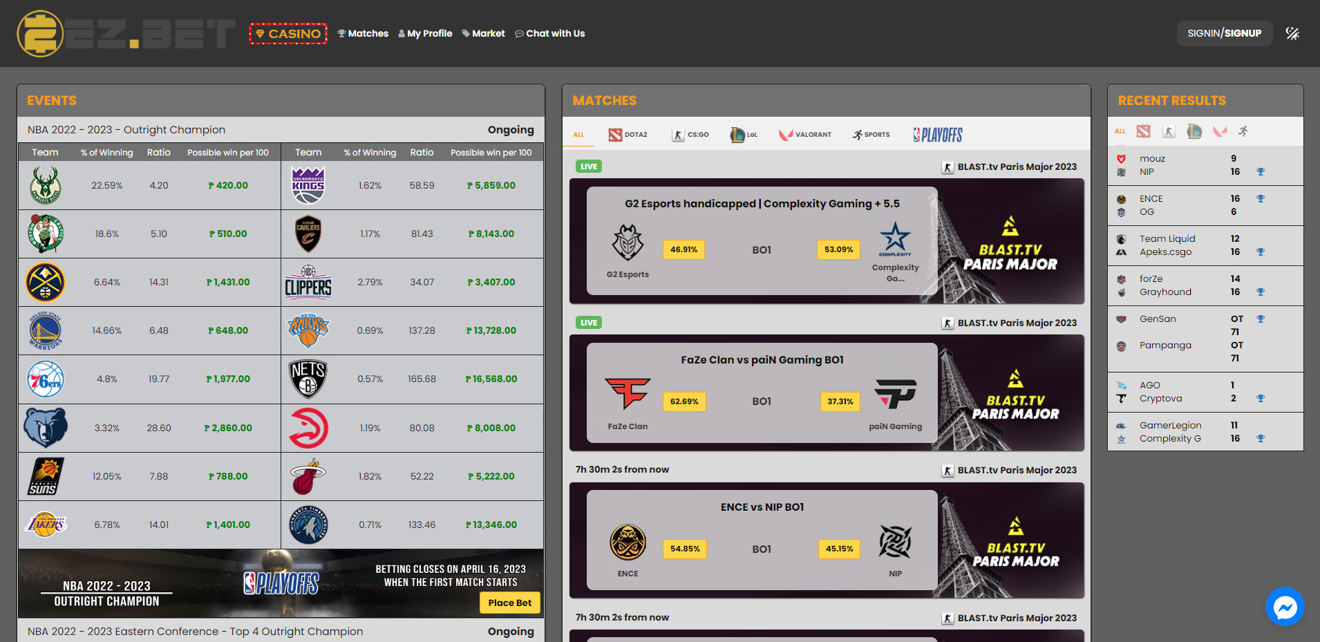 2 Ez Bet Casino