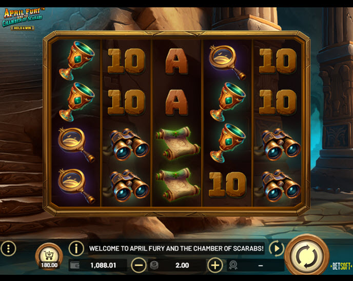 April Fury and the Chamber of Scarabs