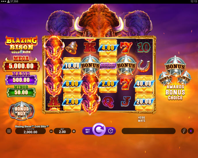 Blazing Bison Gold Blitz