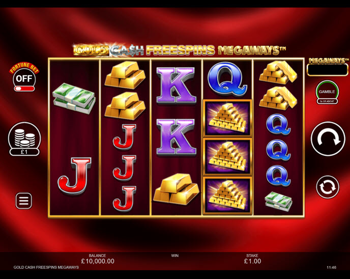 Gold Cash Free Spins Megaways