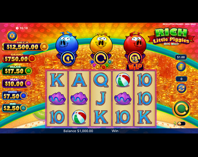 Rich Little Piggies Hog Wild