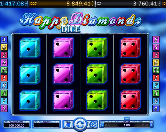 Happy Diamonds Dice