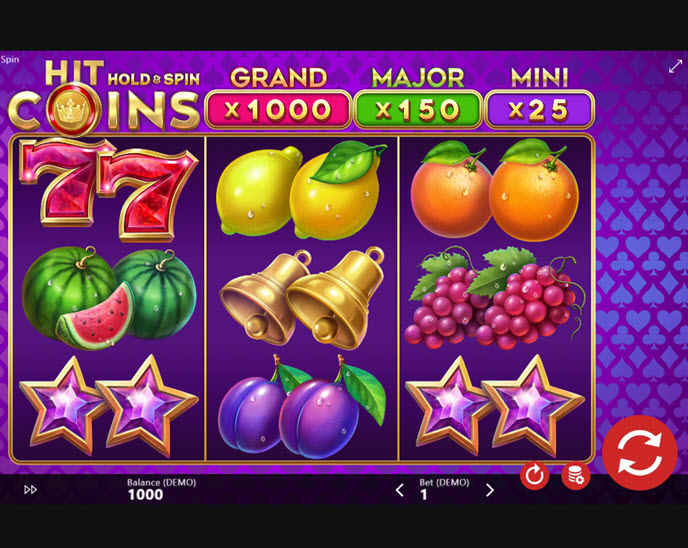Hit Coins Hold and Spin