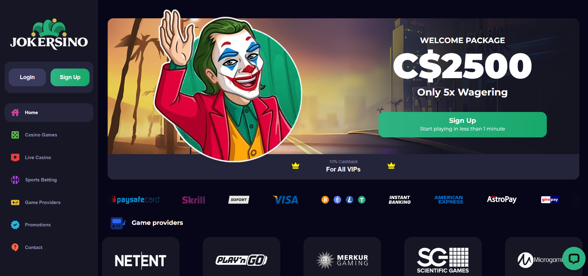 Jokersino Casino