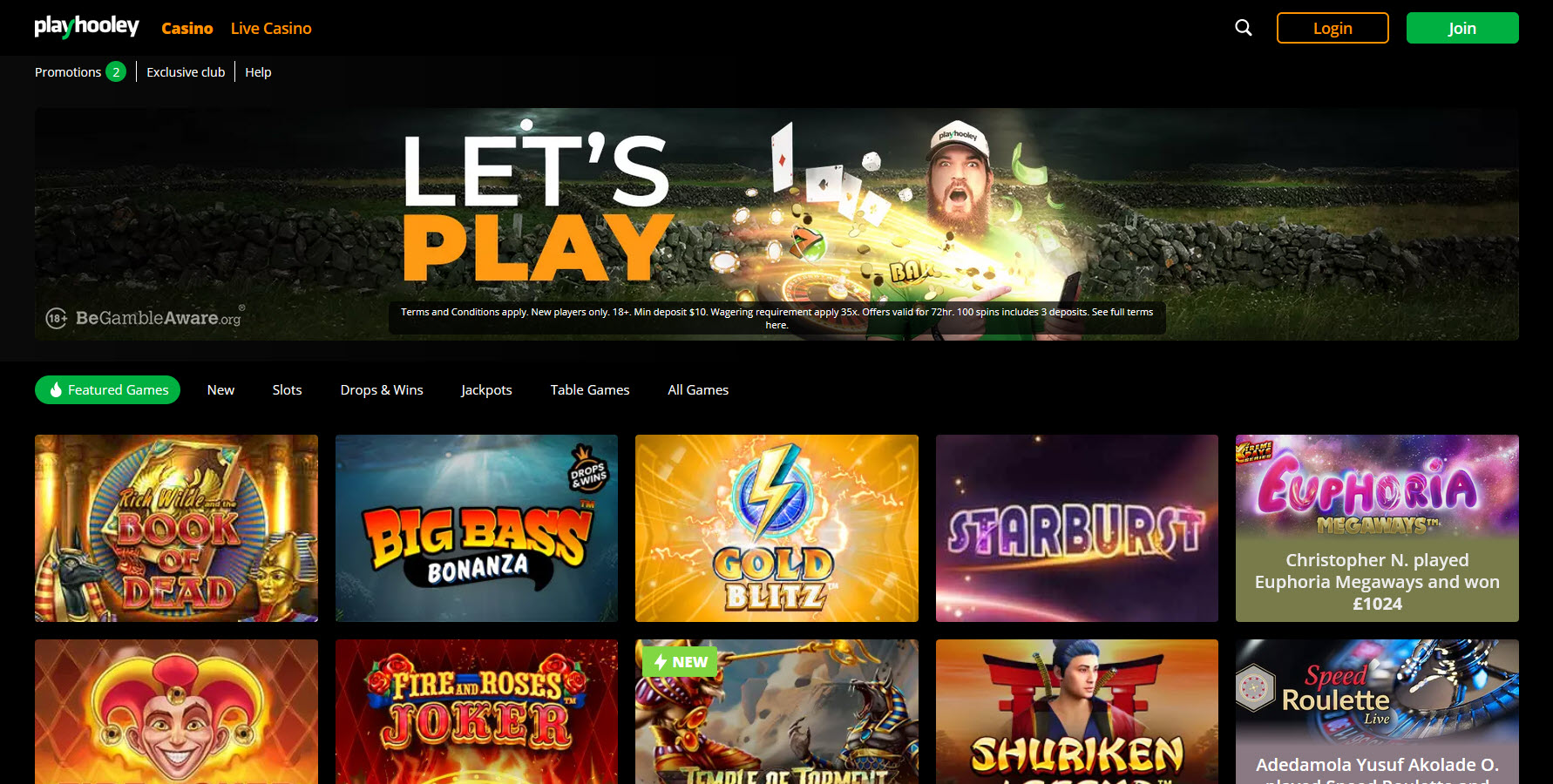 PlayHooley Casino