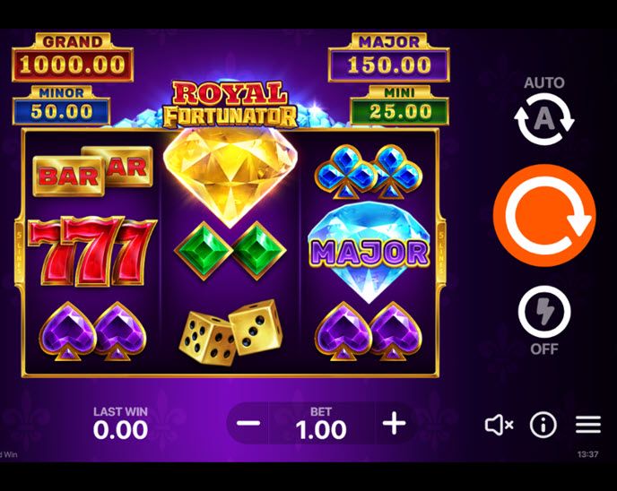 Royal Fortunator: Hold and Win