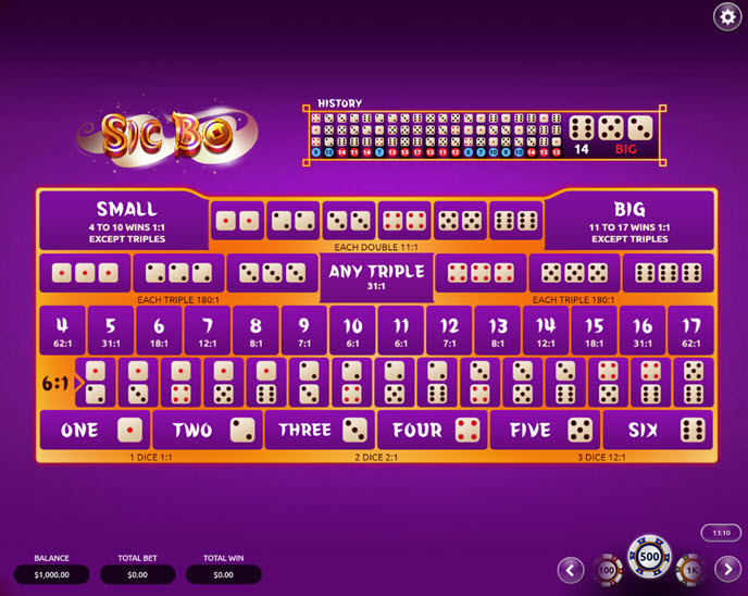 Sic Bo (Vibra Gaming)