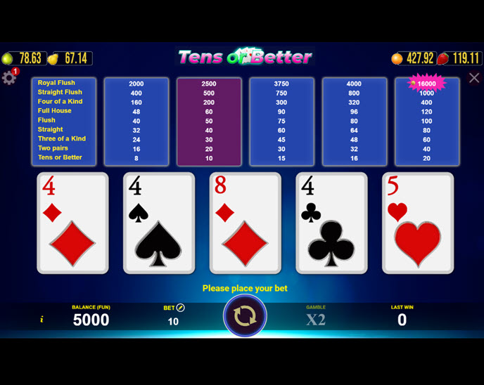 Tens or Better (AGT Software)