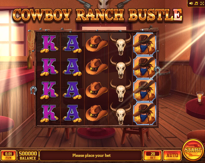 Cowboy Ranch Bustle
