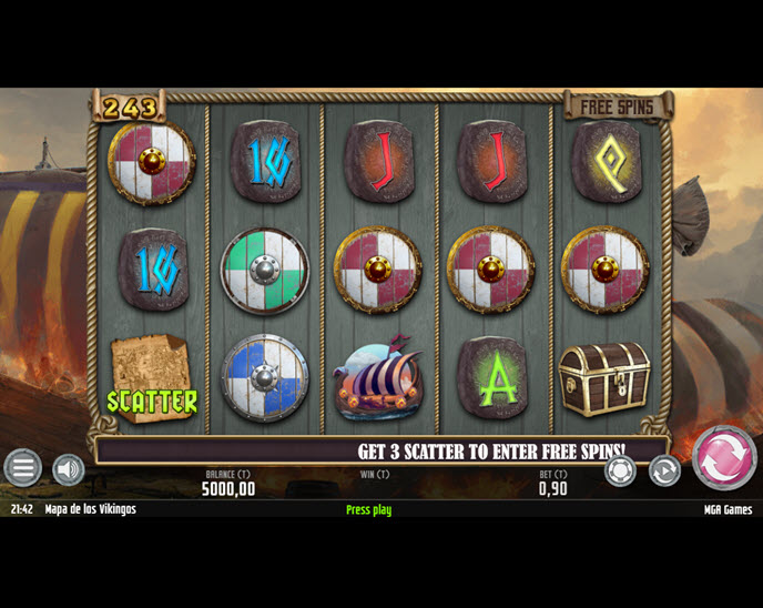 Mapa de los Vikingos