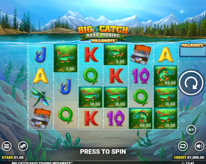 Big Catch Bass Fishing Megaways