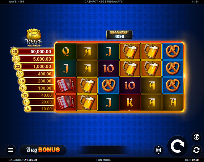 Cashpot Kegs Megaways