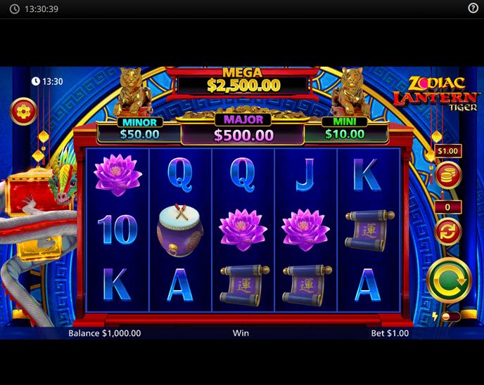 Zodiac Lantern Tiger