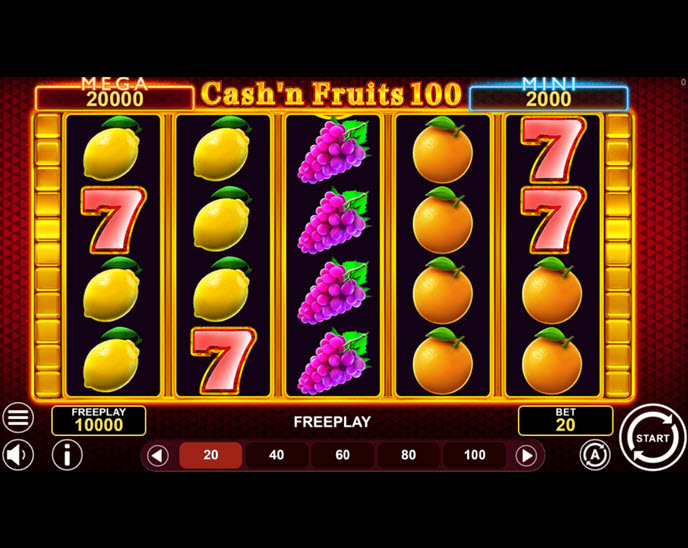 Cash'n Fruits 100 Hold & Win