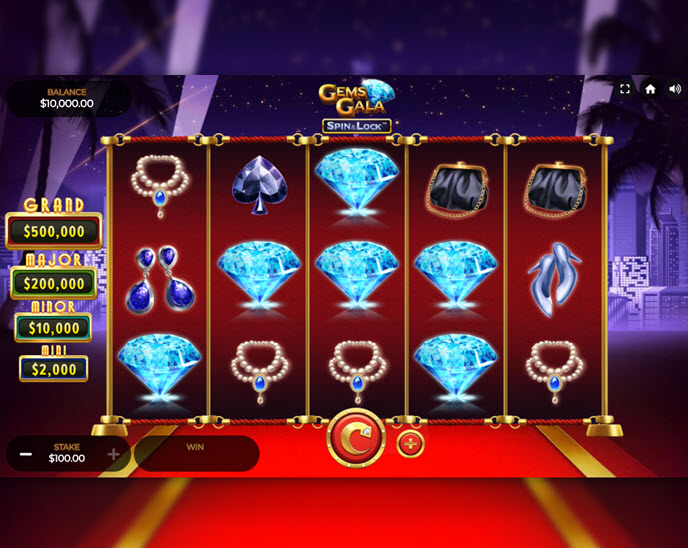 Gems Gala Spin and Lock