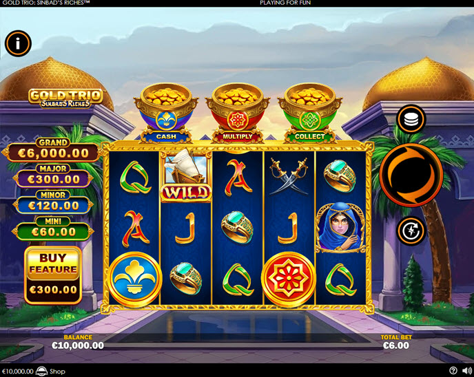 Gold Trio: Sinbad's Riches