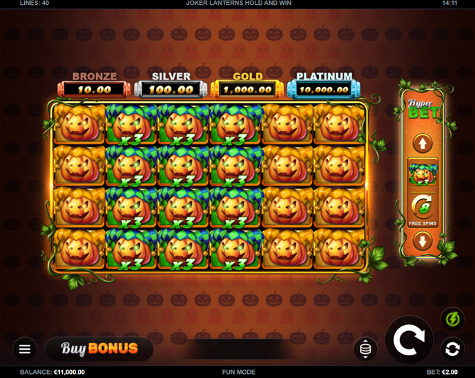 Joker Lanterns Hold and Win