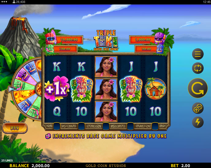 Triple Tiki Super Free Spins
