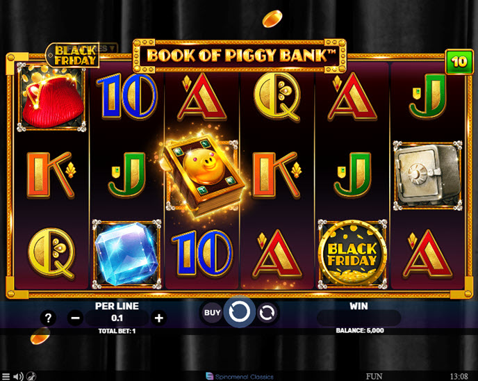 Book of Piggy Bank - Black Friday