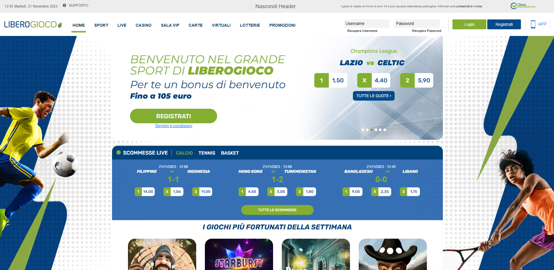 Libero Gioco Casino
