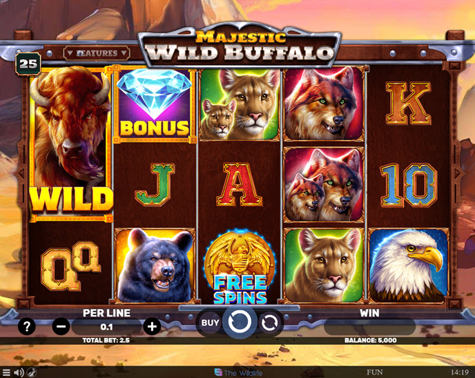 Majestic Wild Buffalo