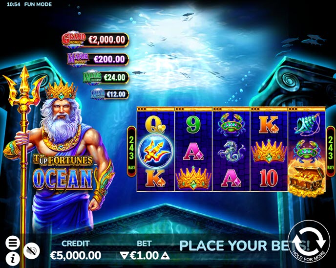 Top Up Fortunes - Ocean
