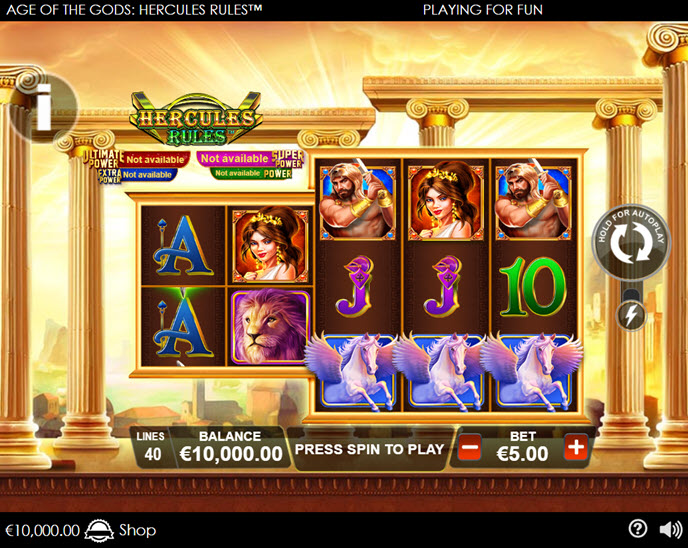 Age of the Gods: Hercules Rules