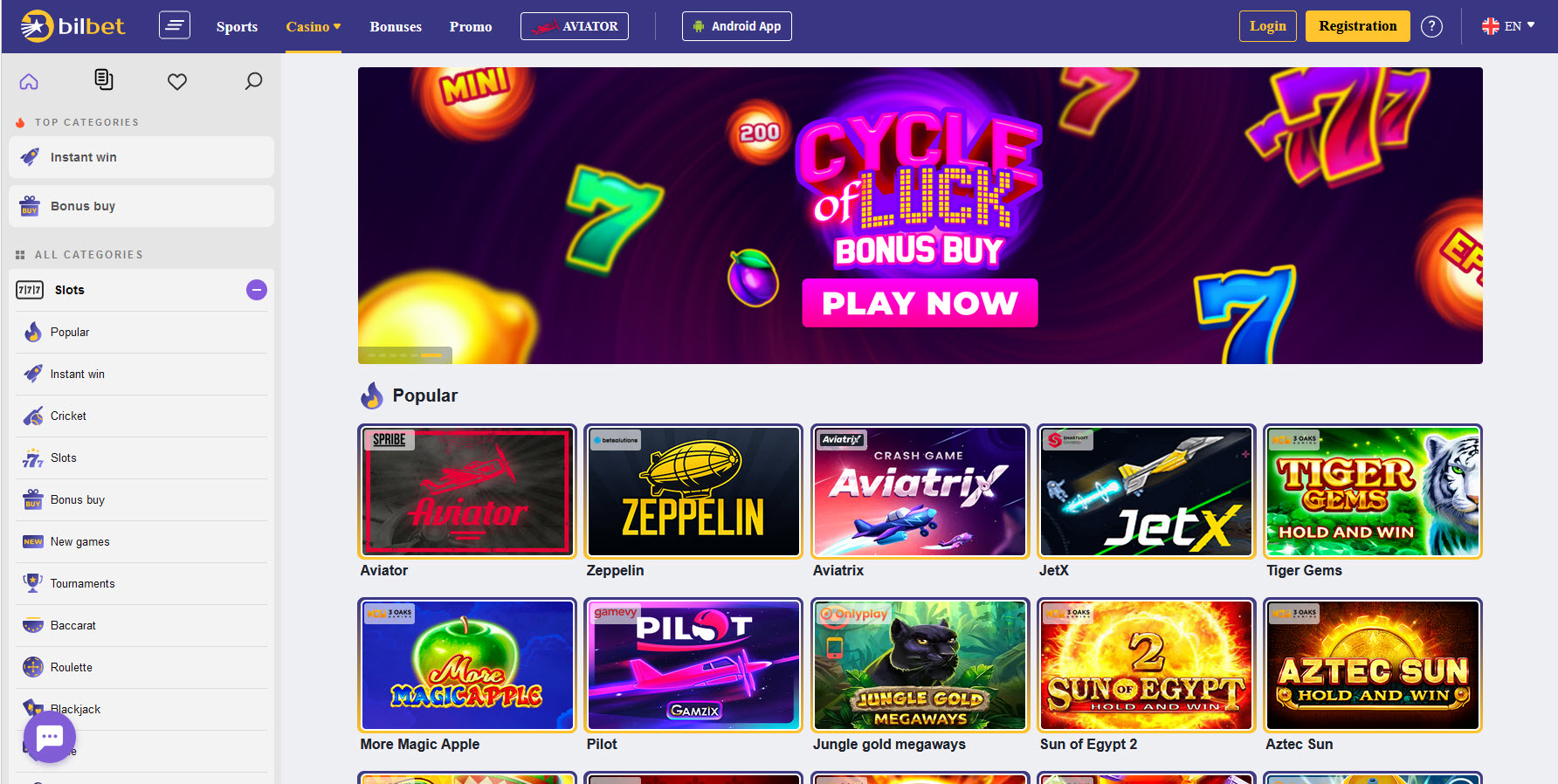 BilBet Casino