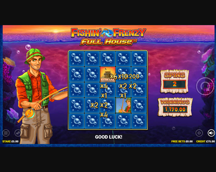 Fishin' Frenzy Full House